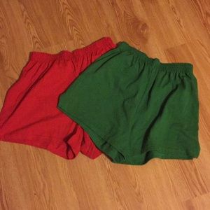 Soffe shorts pair